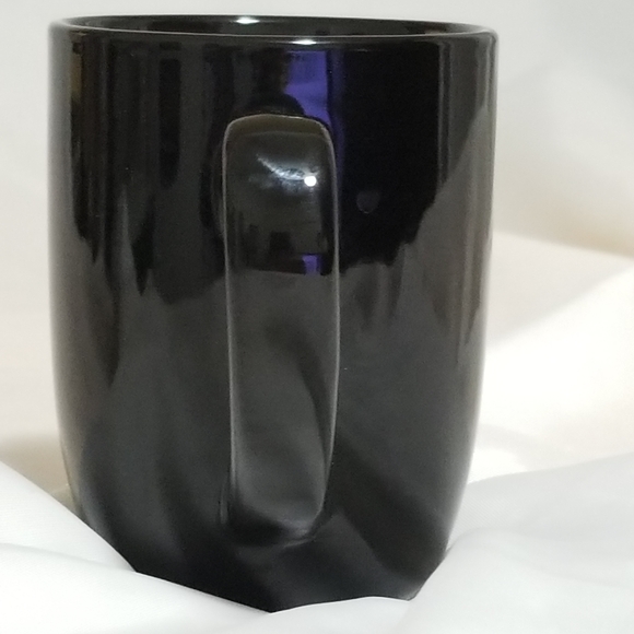 Black and White Q Rabbit Coffee Mug - Picture 3 of 6